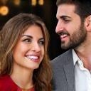 Ritratto di una coppia felice, Giulia e Andrea, clienti di Stella Pista.